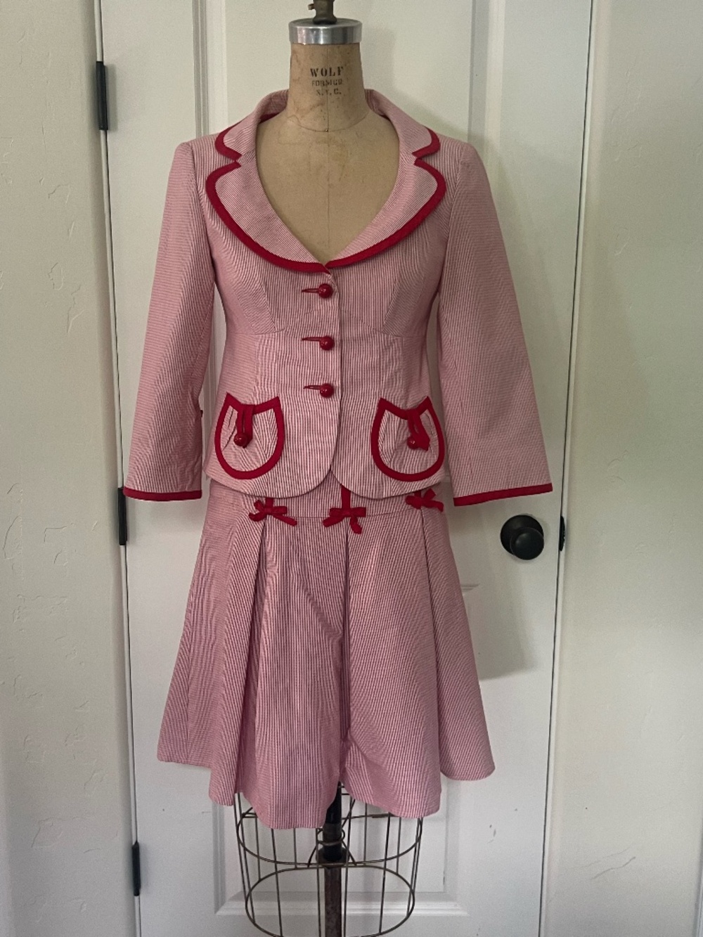 Nanette Lepore Retro Jacket and Skirt Set